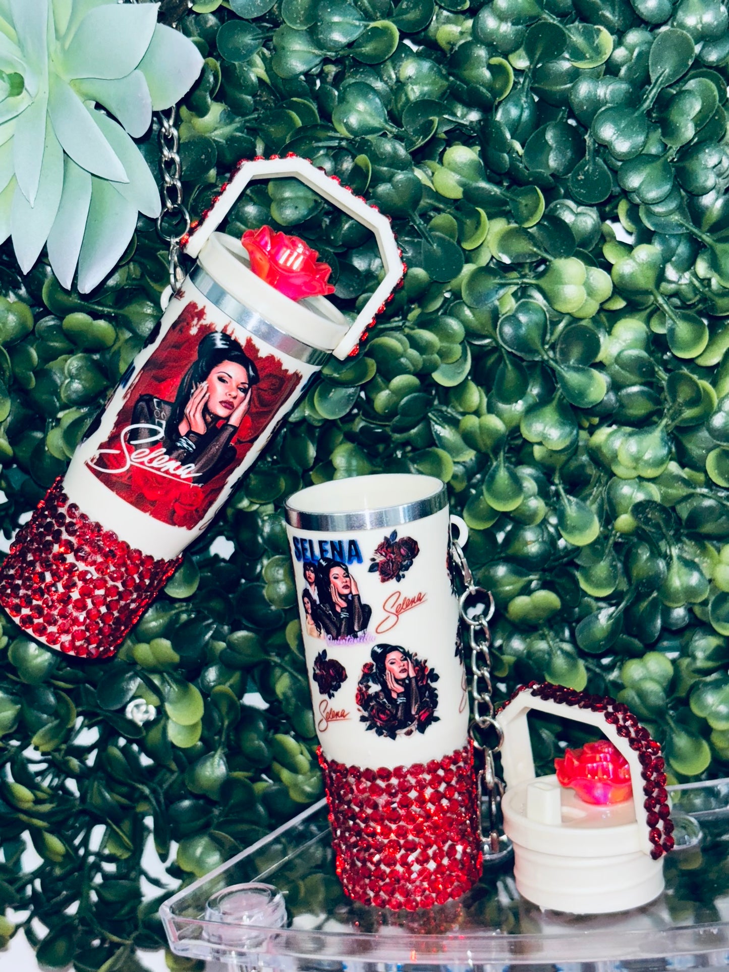 Selena mini Stanley keychain