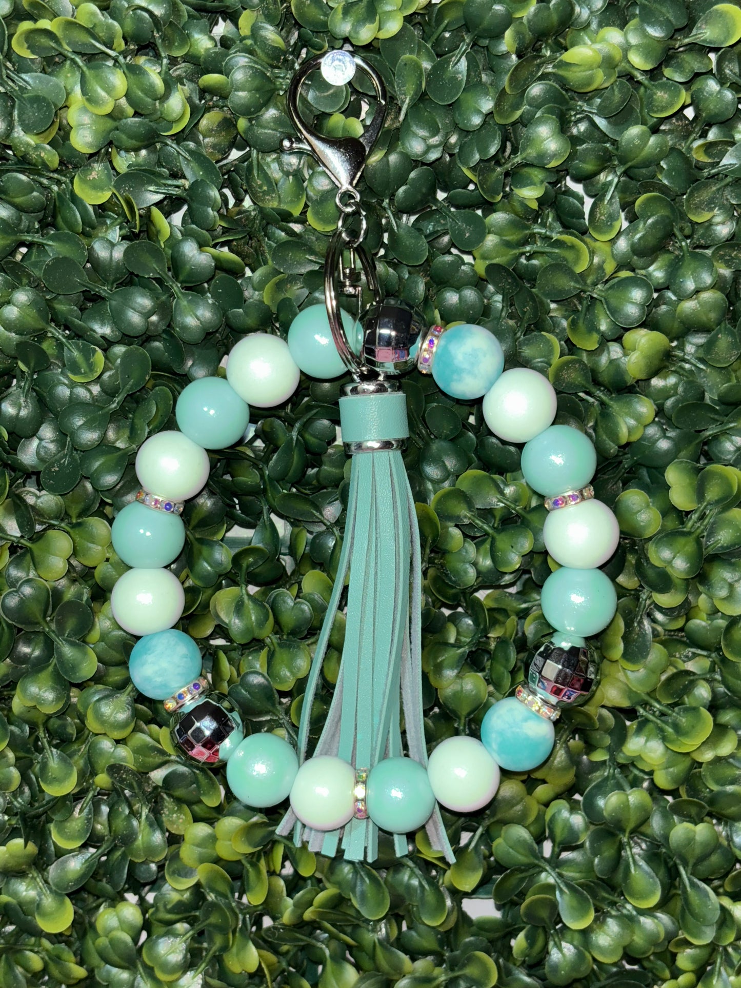 Teal wristlet