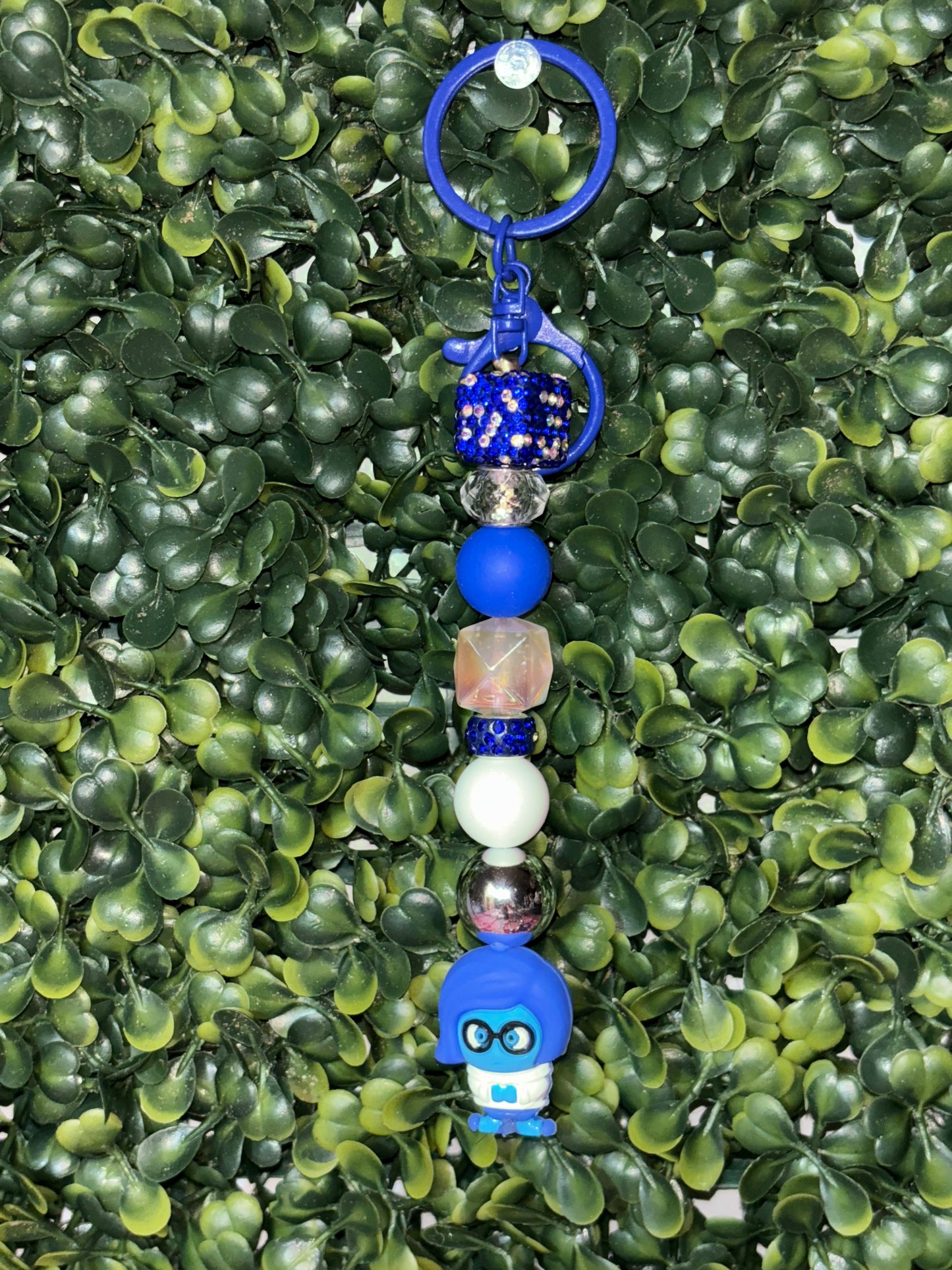Blue keychain