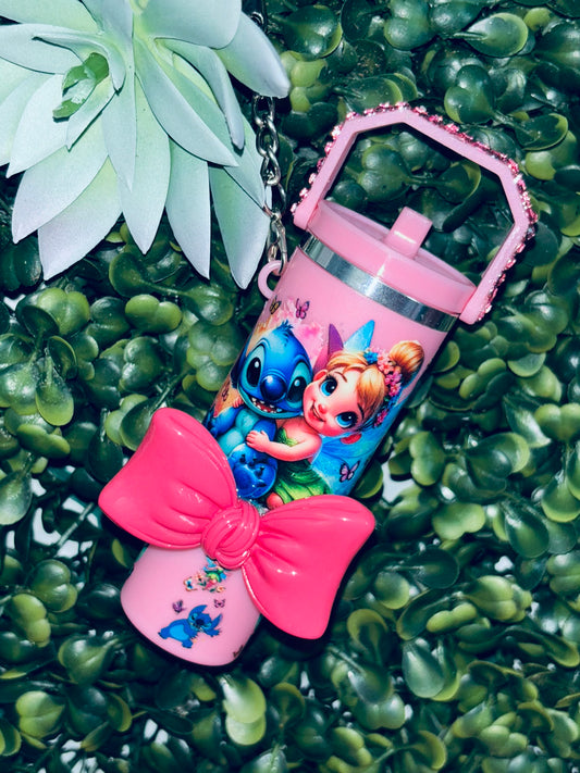 Stitch mini Stanley keychain