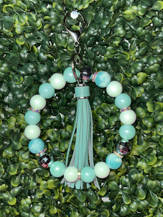Teal wristlet