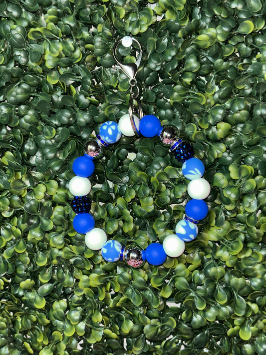 Royal blue wristlet