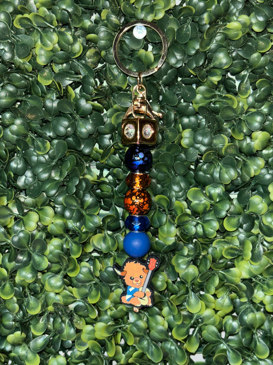 Cute cow keychain