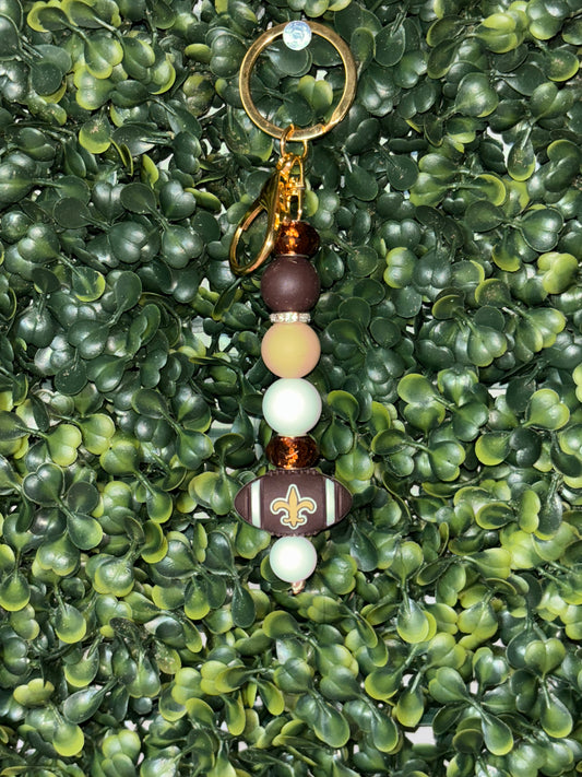 Saints keychain